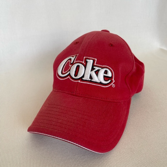 Coca Cola Other - Coca Cola Red Baseball Hat White embroidery On Hat .Adjustable.Unisex.